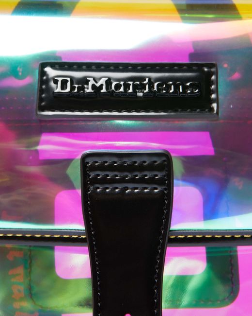 Dr. Martens Pink Iridescent Transparent Mini Backpack