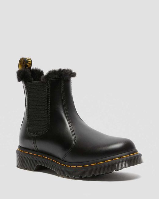 Dr. Martens Multicolor 2976 Leonore Faux Fur Lined Chelsea Boots