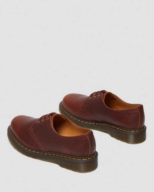 Dr. Martens Brown 1461 Ambassador Soft Leather Oxford Shoes for men