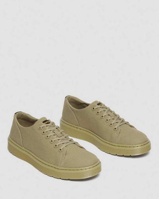 Dr. Martens Green Dante Canvas Casual Shoes for men
