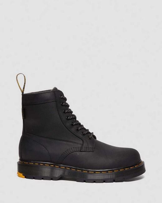 Dr. Martens Black 1460 Trinity Wintergrip Waterproof Boots for men