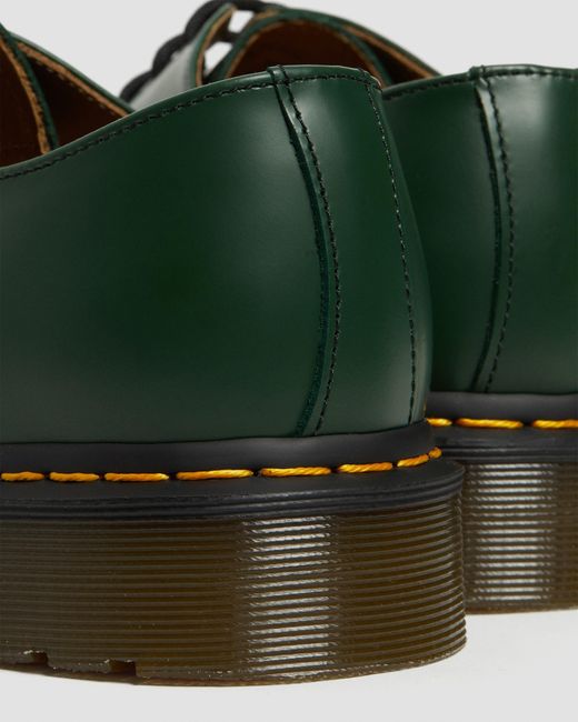 Dr. Martens 1461 Smooth Leather Oxford Shoes in Green for Men | Lyst