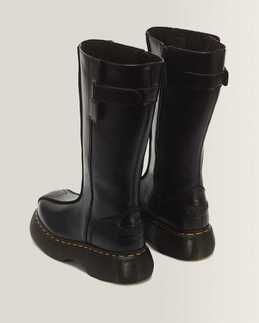 Dr. Martens Black Buzz Hi Gloss Leather Boots
