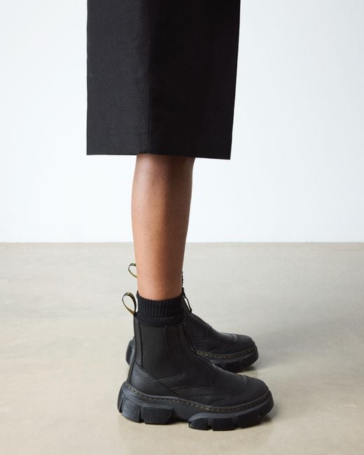 Dr. Martens Dmxl Zip Chelsea Leather Boots in Black for Men | Lyst