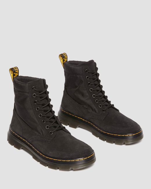 Stivali combs con cerniera estraibile di Dr. Martens in Black da Uomo