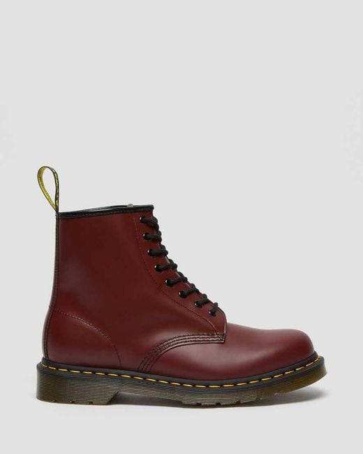 Dr. Martens Brown 1460 Smooth Leather Lace Up Boots