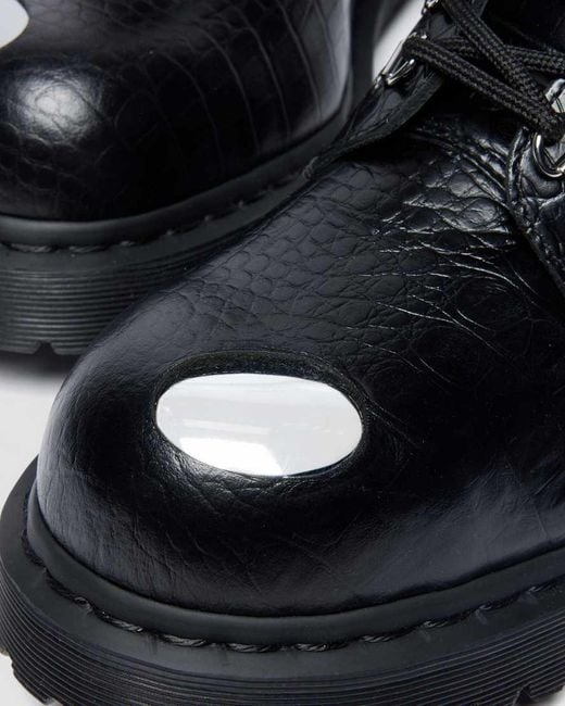 Dr. Martens Black 1460 Pascal Bex Steel Toe Leather Boots for men