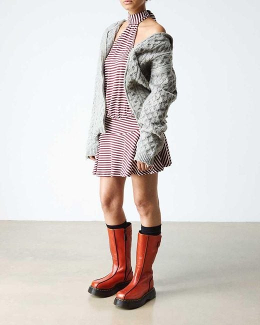 Dr. Martens Red Buzz Hi