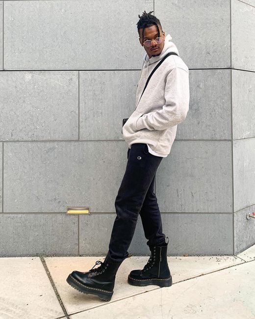 dr martens high platform boots