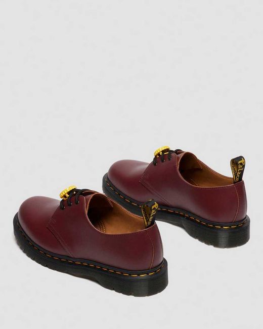 Dr. Martens Red Smooth Leather 1461 Palace Shoes for men