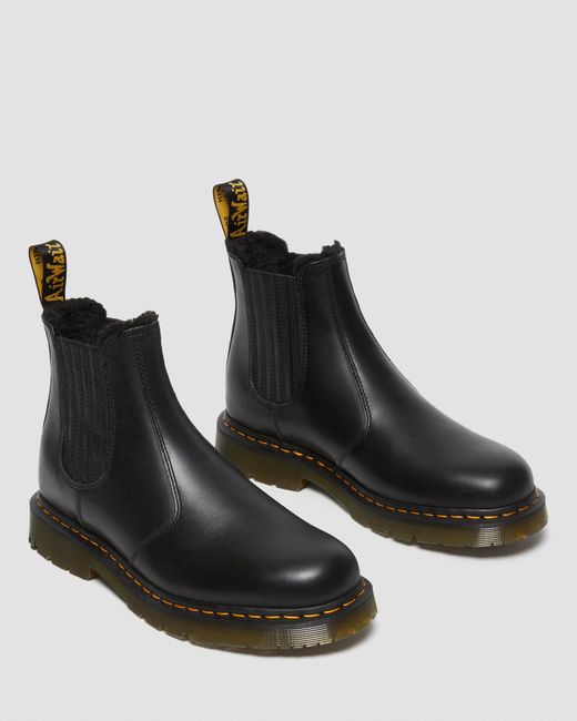 Dr. Martens Black 2976 Dm's Wintergrip Leather Chelsea Blizzard Waterproof Chelsea Boots for men