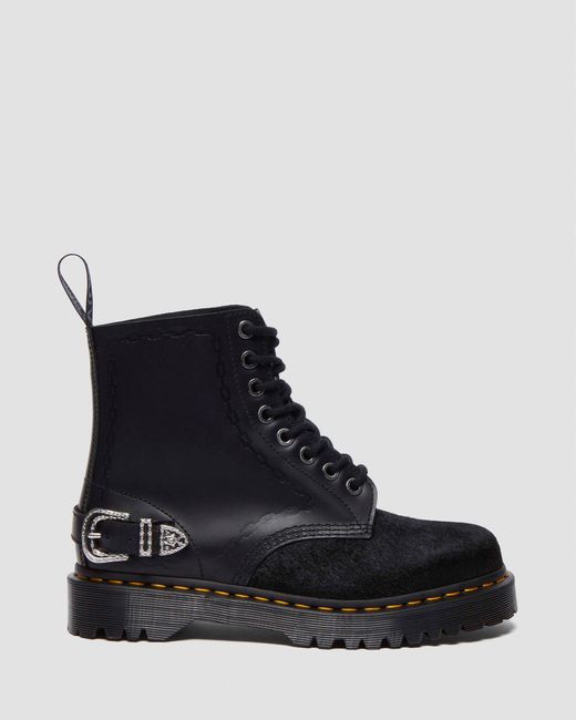 Dr. Martens 1460 Bex The Great Frog Hair On Smooth Leren Laarzen in het Zwart voor heren Lyst NL