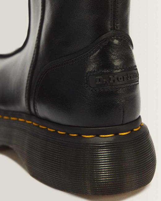 Dr. Martens Black Buzz Hi Gloss Leather Boots