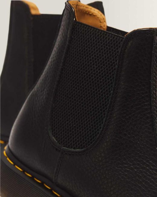 Dr. Martens Black 2976 Leather Chelsea Boots