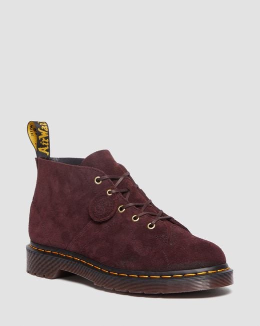 Dr. Martens Brown Church Desert Oasis Suede Monkey Boots Purple for men