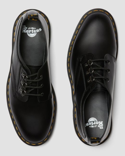 Dr. Martens 1461 Verso Smooth Leather Oxford Shoes in Black | Lyst
