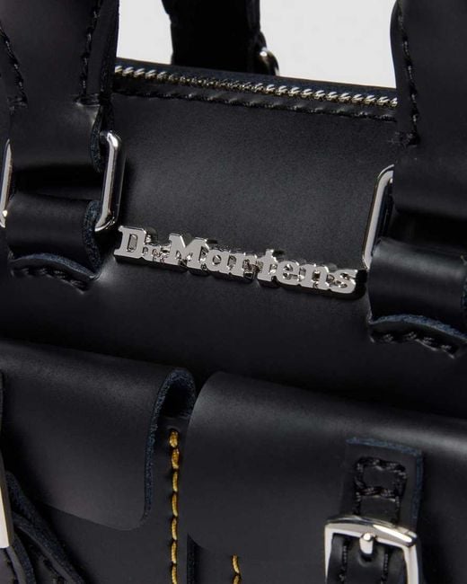 Dr. Martens Black Mini Top Handle Leather Bag