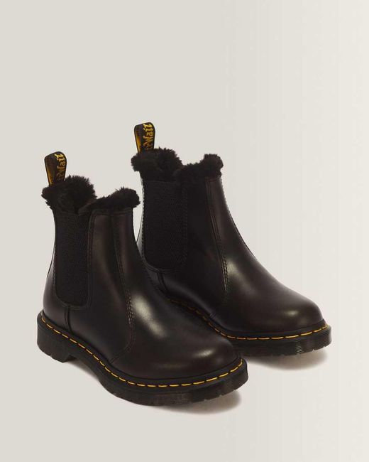 Dr. Martens Multicolor 2976 Leonore Faux Fur Lined Chelsea Boots