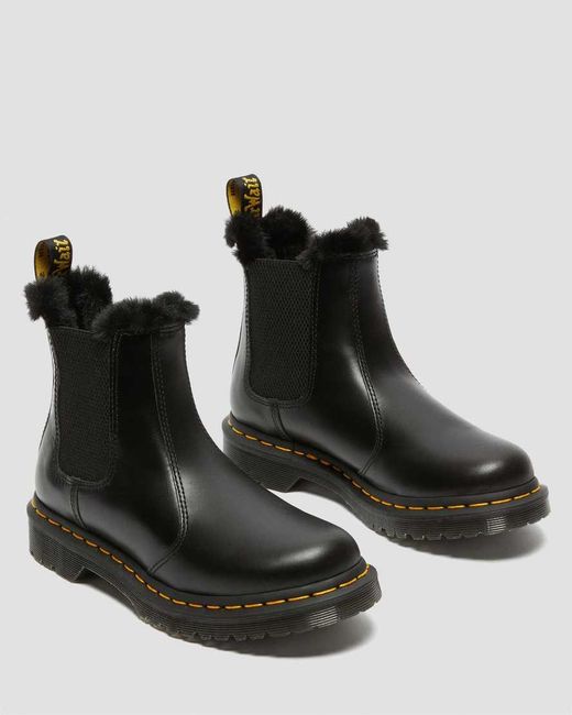 Dr. Martens Multicolor 2976 Leonore Faux Fur Lined Chelsea Boots