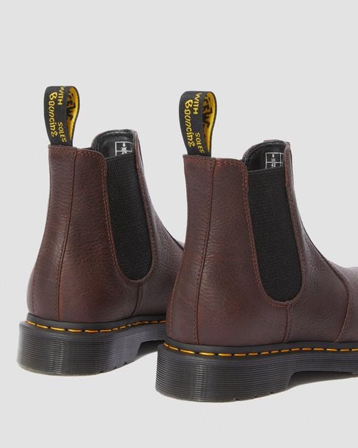 Dr. Martens 2976 Ambassador Leather Chelsea Boots in Brown Lyst