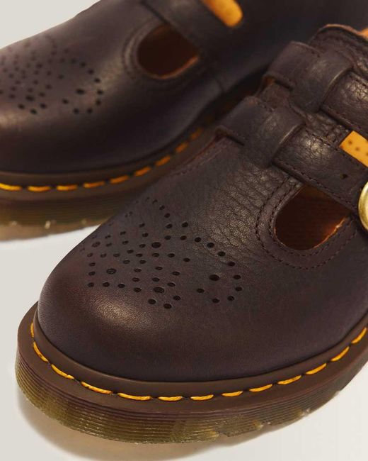 Dr. Martens Brown 8065 Ambassador Mary Jane Shoes