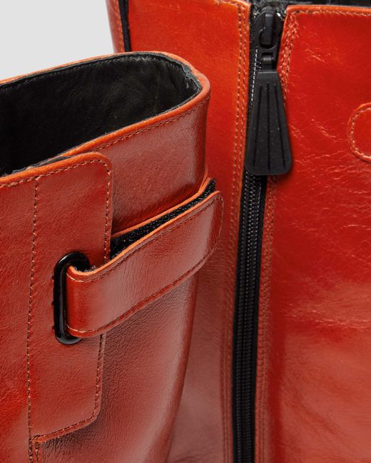 Dr. Martens Red Buzz Hi