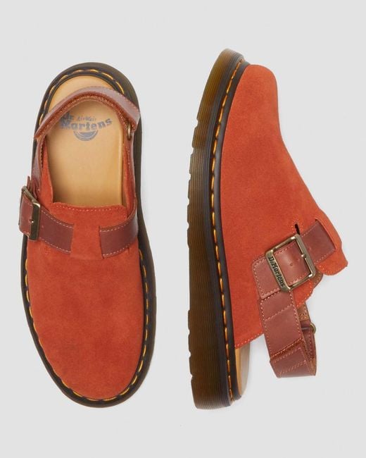 Doc martens orange hot sale
