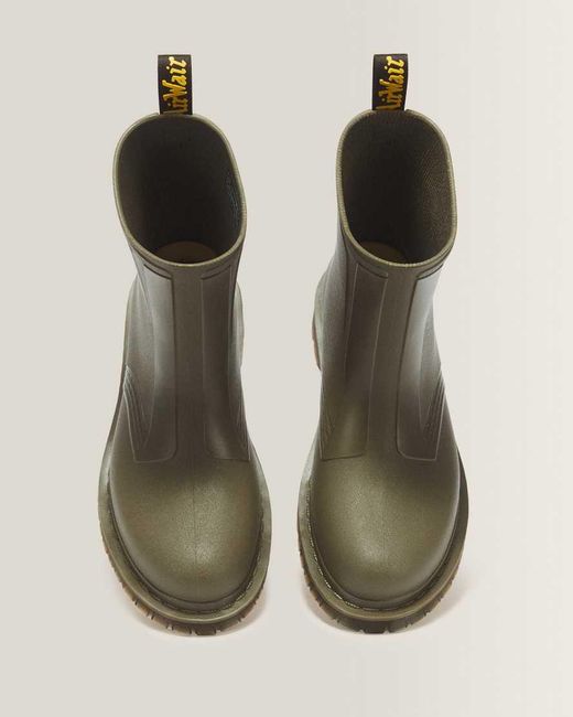 Dr. Martens Green 1460 Rain Boots for men