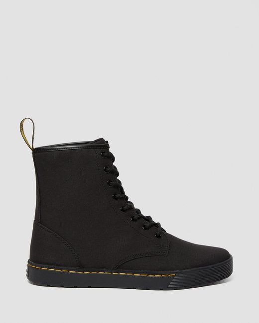 Dr. Martens Cairo Canvas Lace Up Boots in Black for Men - Lyst