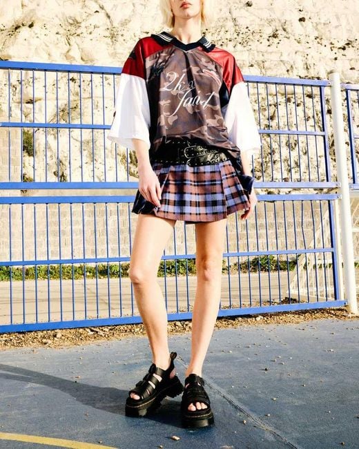 Dr. Martens Black Mattison 3 Strap Sandals
