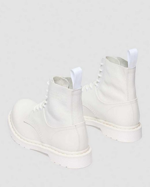 Dr. Martens White 1460 1461 Mm6 Leather Boots for men