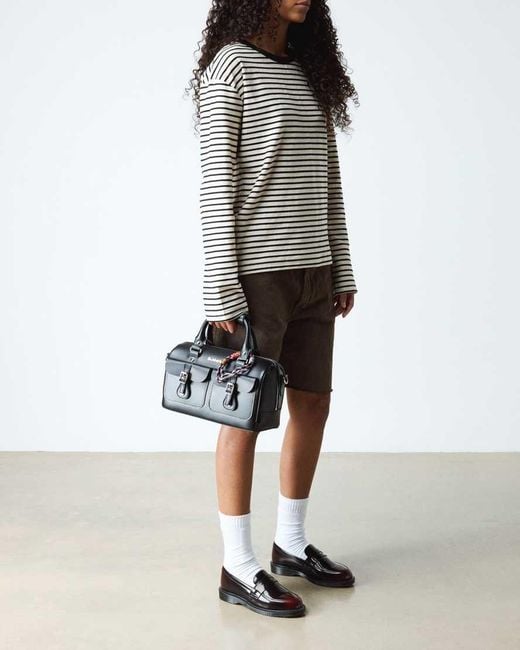 Dr. Martens Black Temara Arcadia Leather Loafers