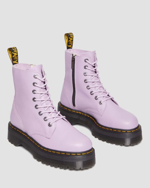 Dr. Martens Pink Jadon Iii Boot Pisa Leather Platforms for men