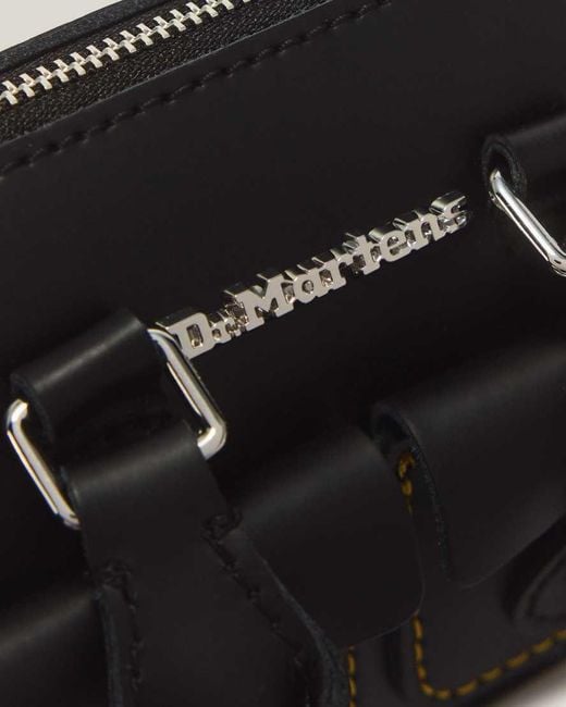 Dr. Martens Black Mini Top Handle Leather Bag
