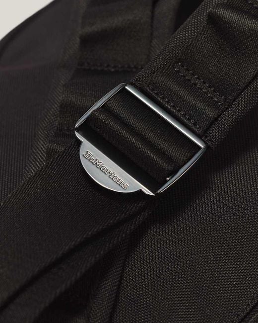 Dr. Martens Black Utility Waxed Canvas Backpack