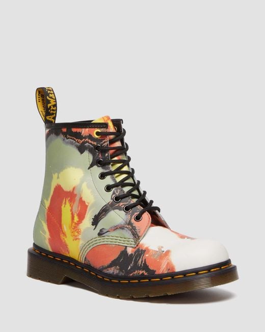 Dr. Martens 1460 Tate 'volcanic Flare' Leather Lace Up Boots | Lyst