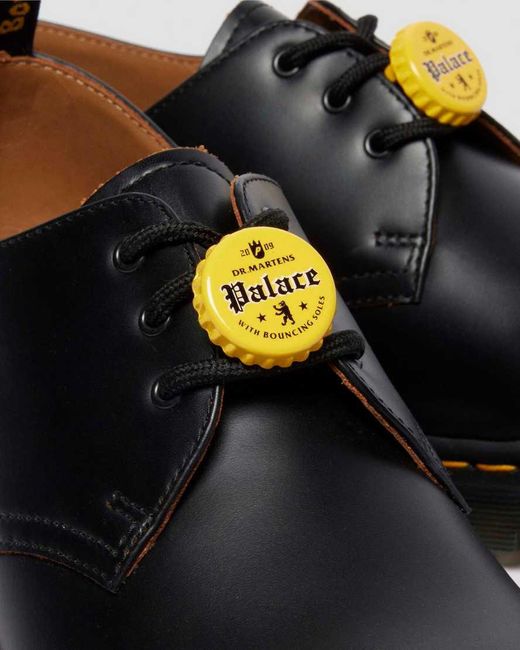Dr. Martens Black Smooth Leather 1461 Palace Shoes for men