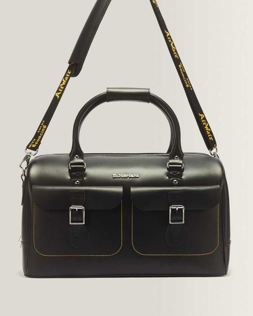 Dr. Martens Black Leather Daytripper Bag