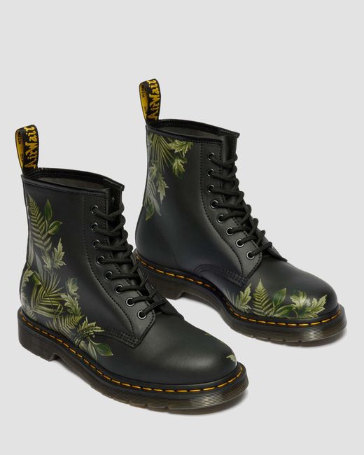 Nappa cuero botas 1460 evergreen genix nappa Dr. Martens de hombre de color Black