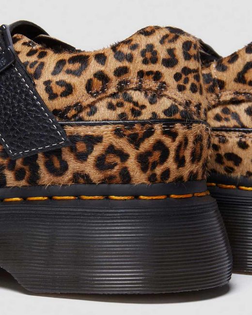 Dr. Martens Buzz Leopard Mary Jane Shoes in Black | Lyst