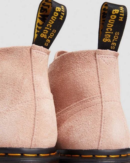Dr. Martens Pink Church Desert Oasis Suede Monkey Boots for men