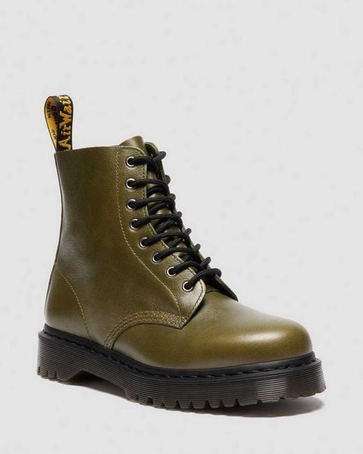 Dr. Martens Green 1460 Bex Eclipse Soft Leather Boots for men