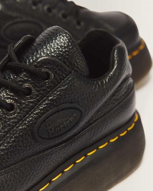 Dr. Martens Black Buzz 5-Eye Milled Nappa Leather Shoes