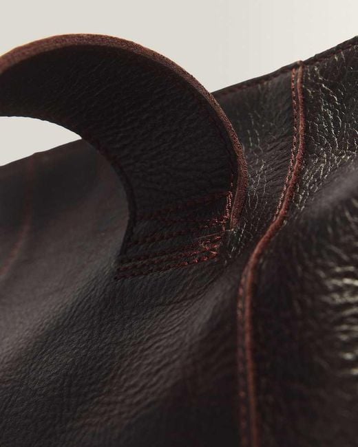 Dr. Martens Black Maxi Overdrive Leather Tote Bag