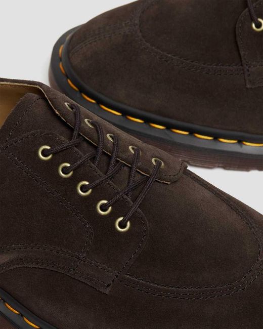 Dr. Martens Brown 2046 Suede Shoes for men