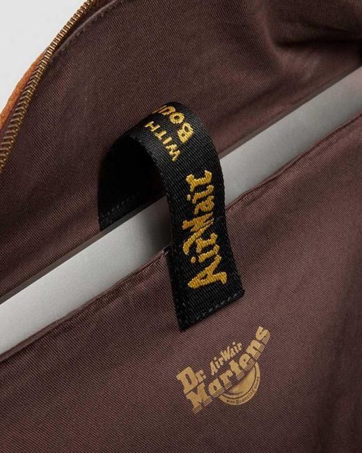Dr. Martens Brown Weekender Soft Leather Bag