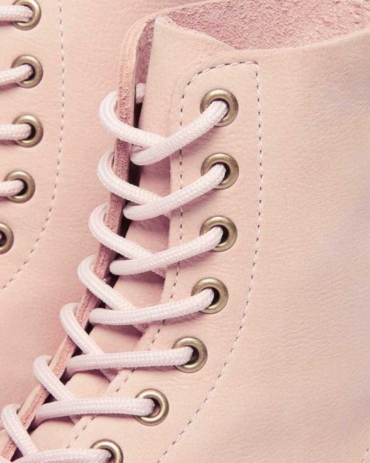 Dr. Martens Pink 1460 Pascal Nubuck Leather Boots