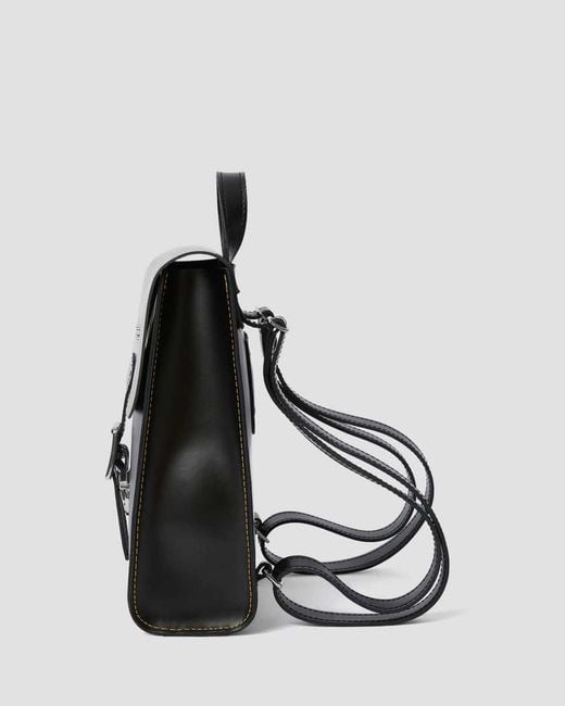 Dr. Martens Black Leather Mini Backpack