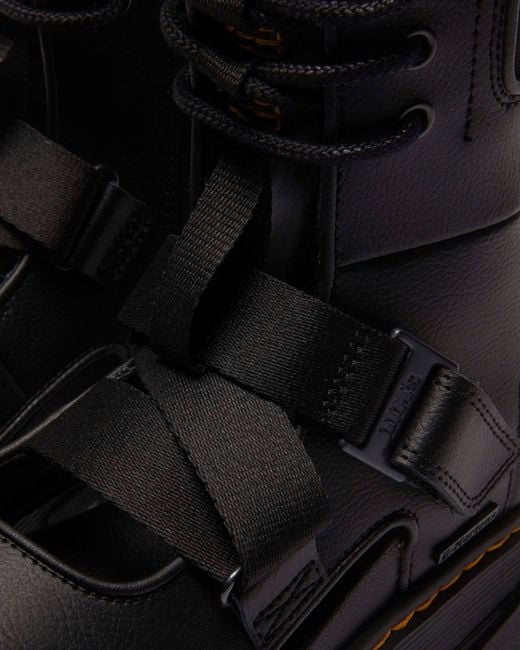 Dr. Martens Mattison Leather Gladiator Sandals in Black | Lyst Dr. Martens Mattison Leather Gladiator Sandals in Black | Lyst