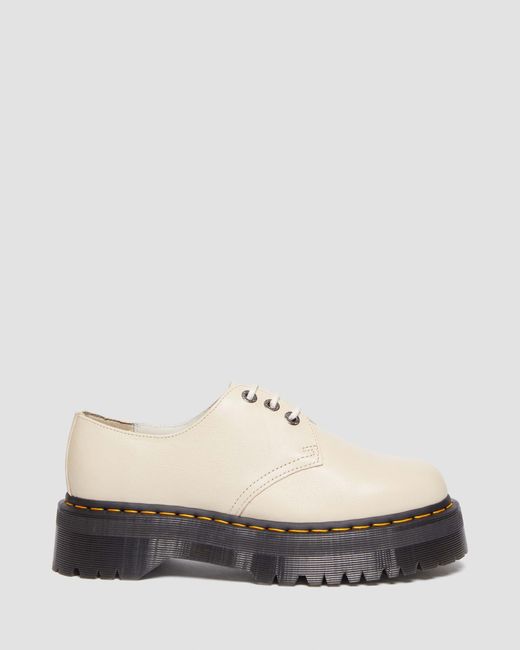 Dr. Martens 1461 Ii Pisa Leather Platform Shoes in White for Men | Lyst